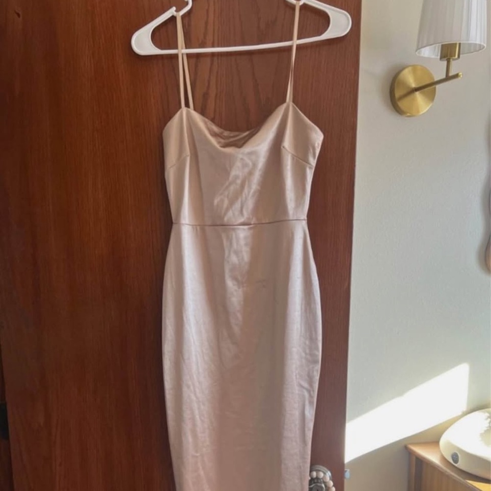 Elegant Pink Evening Gown